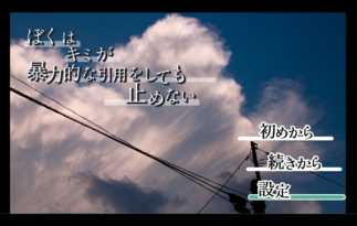 ぼくはキミが暴力的な引用をしても止めない