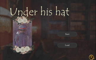 Under his hat