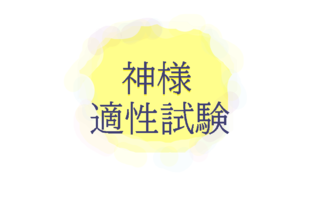 神様適性試験