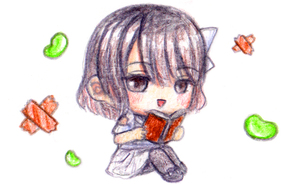 豆カスちゃん -豆知識とカスみたいな嘘をランダムに語る少女-